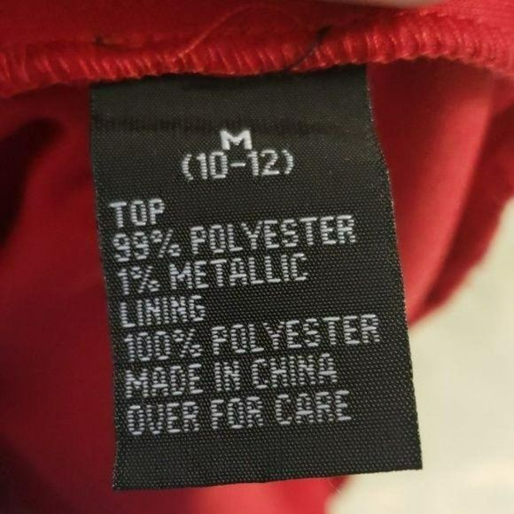 Amy Byer Red and Black Chevron Print Blouse - Picture 6 of 6